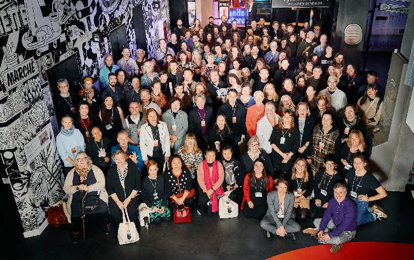 ◎国际木联执委会及蒙特利尔国际艺术节代表合影